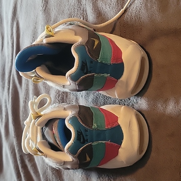 Nike Air Max 95 SE Shoes Air Sprung Grey Aqua Pink - Picture 4 of 6